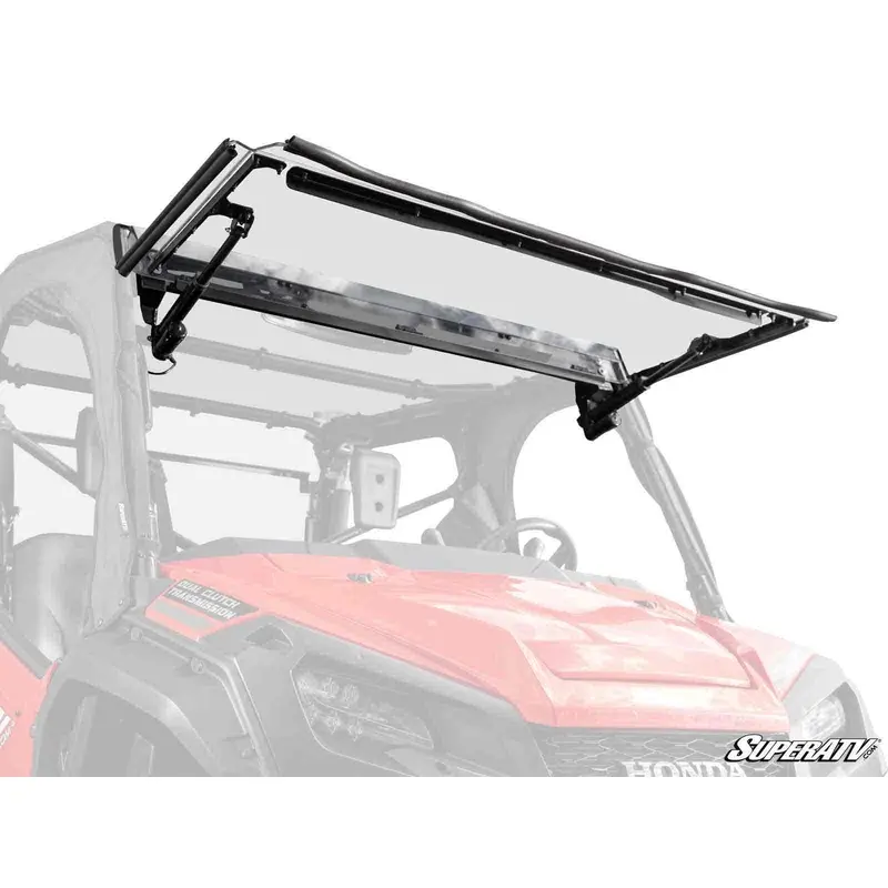 SuperATV Honda Pioneer 1000 MaxDrive Power Flip Windshield PFWS-H-PIO1K-70