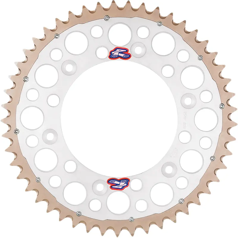 RENTHAL Twinring* Rear Sprocket - 51 Tooth - Silver 2240-520-51GPSI