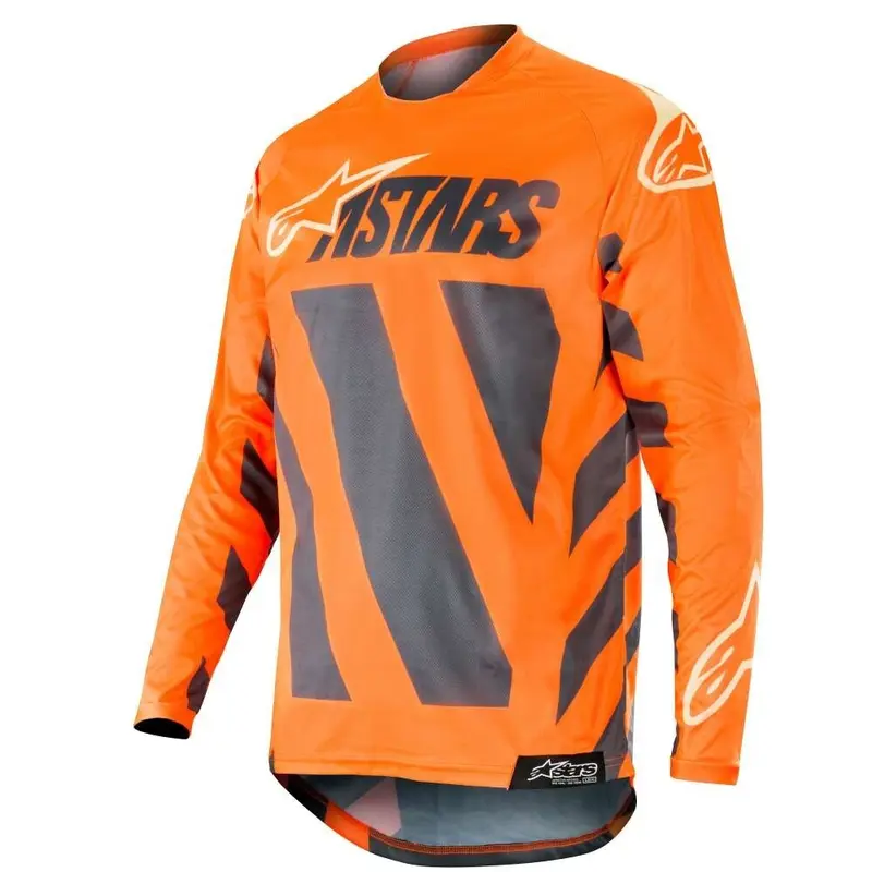ALPINESTARS RACER BRAAP JERSEY ANTHR/ORG/SAND SIZE 2XL