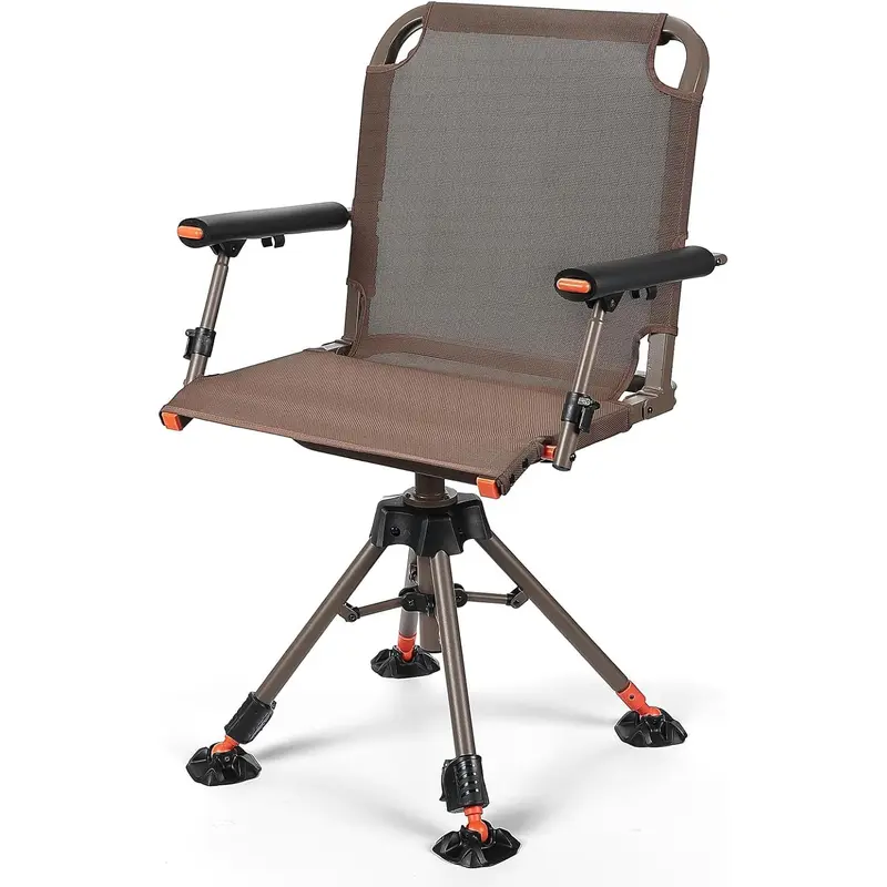 Hunting Chair 360 Degree Silent Swivel Folding Chair