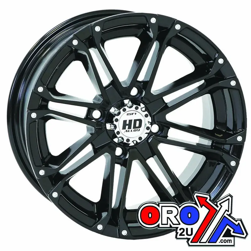 RIM ALU STI 12x7 4/137 BLACK, 12HD317 WHEEL OFFSET 5+2
