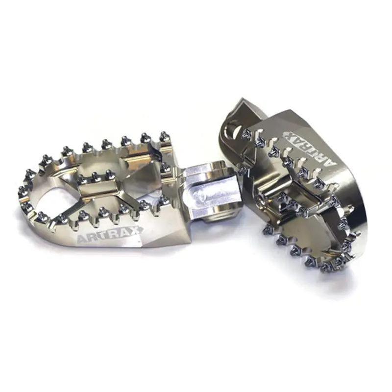 KTM/Husqvarna/Beta MX footpeg alloy 56mm wide Artrax Black (MFP5510)