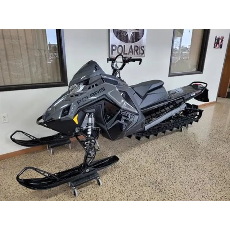 New 2025 Polaris 650 RMK SP 155 Shadow Gray / Gloss Black