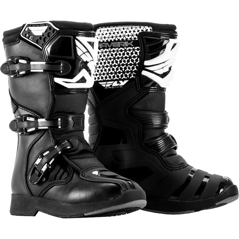 Youth Maverik Boots Black Sz 06