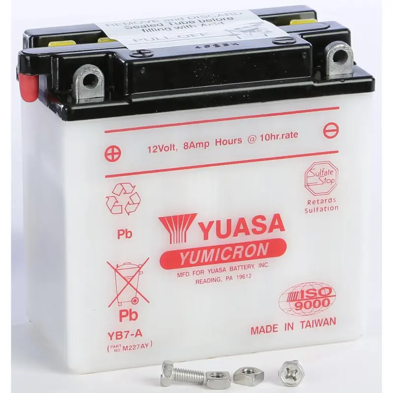 Yuasa Battery Yb7 A Conventional
