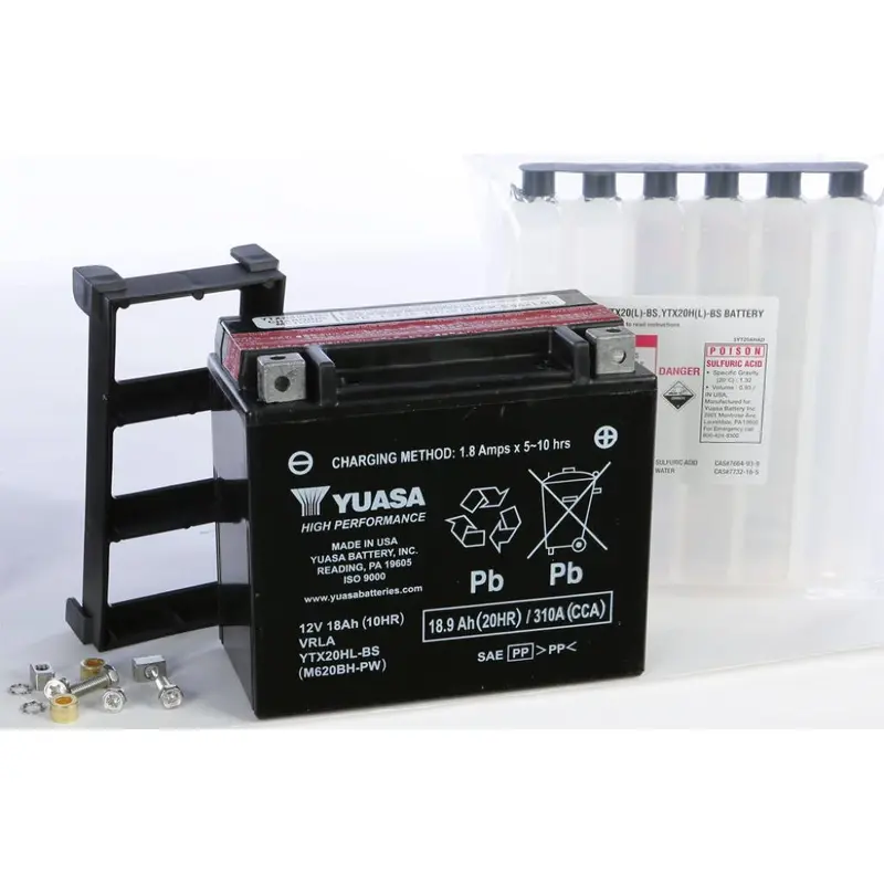 Yuasa Battery Ytx20hl Bs Pw Maintenance Free