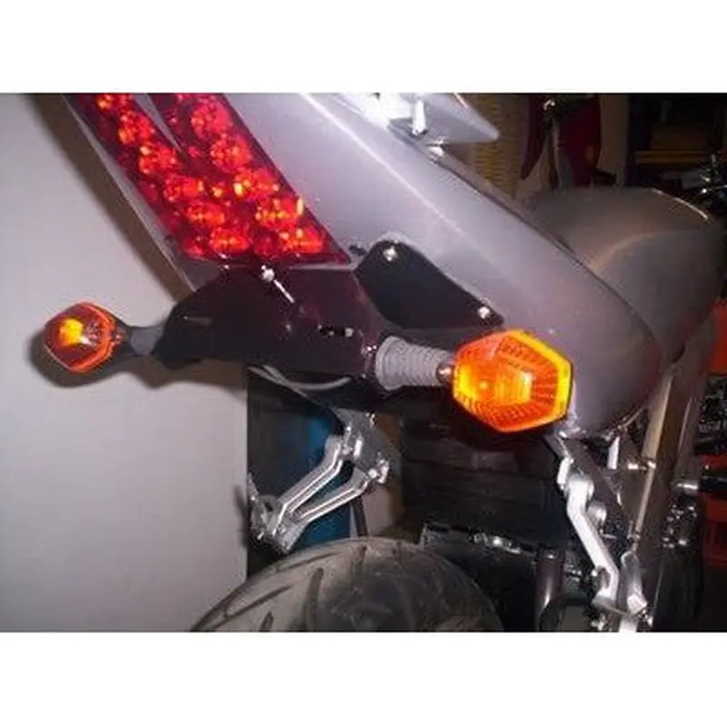 R&G Racing Black Tail Tidy License Plate Holder For 2003-2005 Suzuki SV1000 Bikini