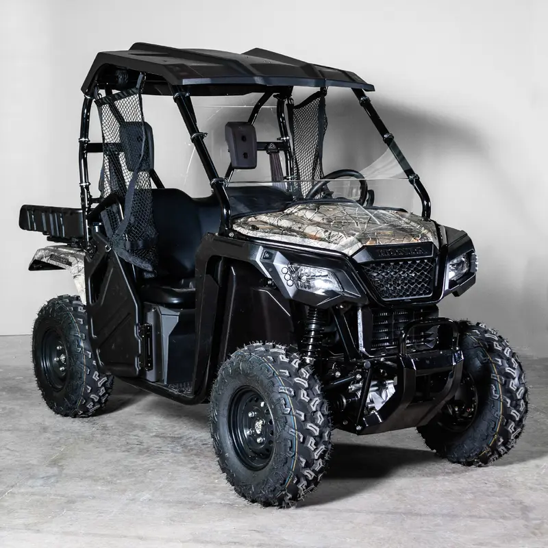 TERRARIDER HONDA PIONEER 500 (2016 & OLDER) FULL UTV WINDSHIELD - SCRATCH RESISTANT 3/16