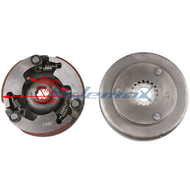 Automatic Clutch for 50cc-125cc ATVs, Dirt Bikes, Go Karts