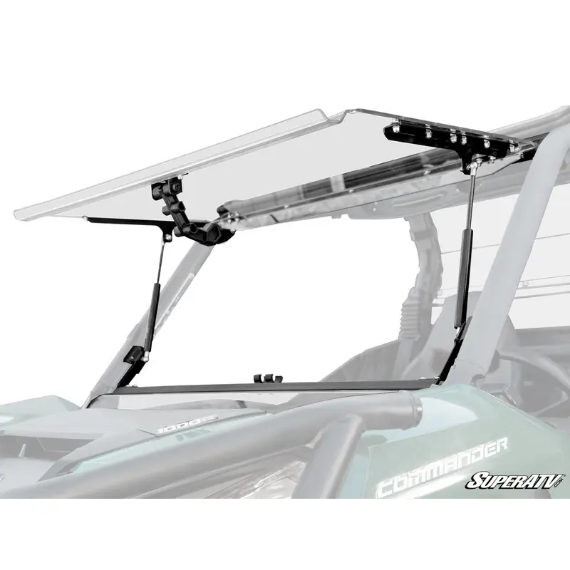 Super ATV CAN-AM MAVERICK TRAIL SCRATCH RESISTANT FLIP WINDSHIELD