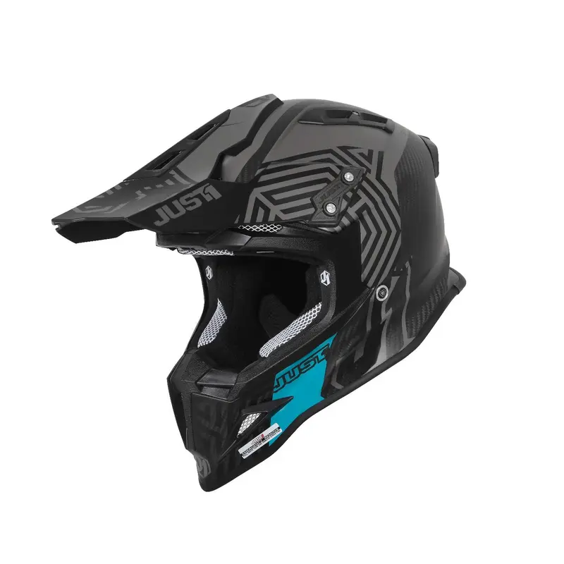 J12 SYNCRO CARBON/ BLACK TURQUOISE MATT XS