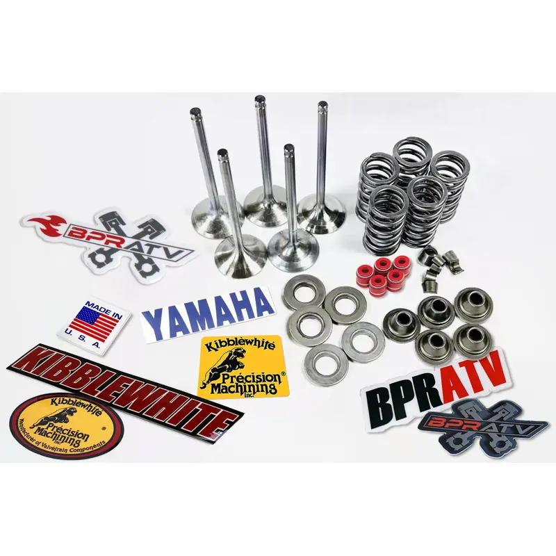 Yamaha YZ250F Kibblewhite White Diamond Intake Exhaust Valves & Spring Kit 01-13