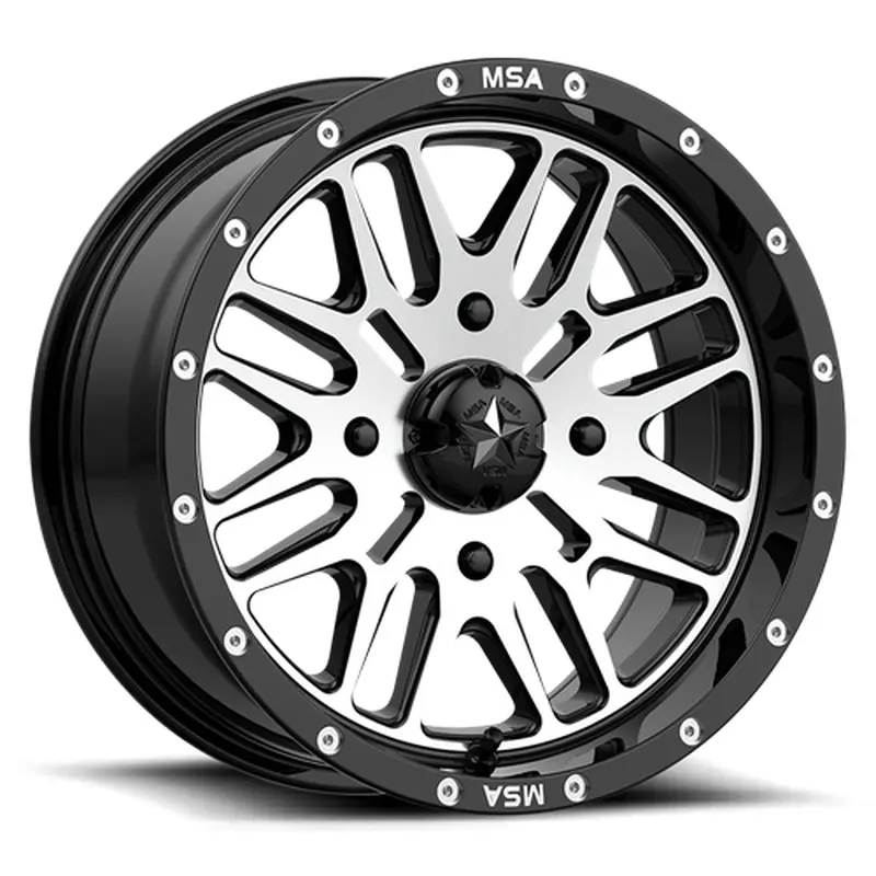 M38 14X7 4X137 G-BLK MACH 10MM